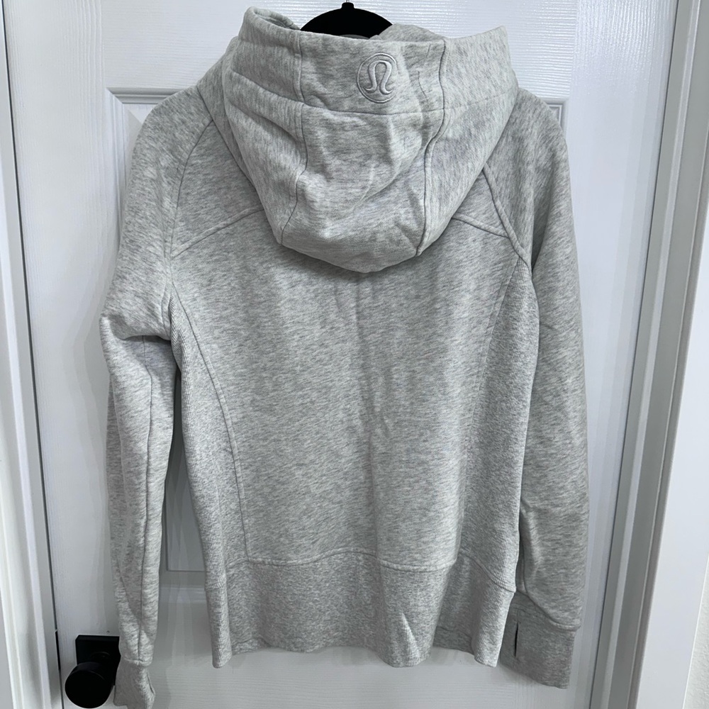 Lulu Lemon Scuba Gray Zip-Up Hoodie - Picture 2 of 3